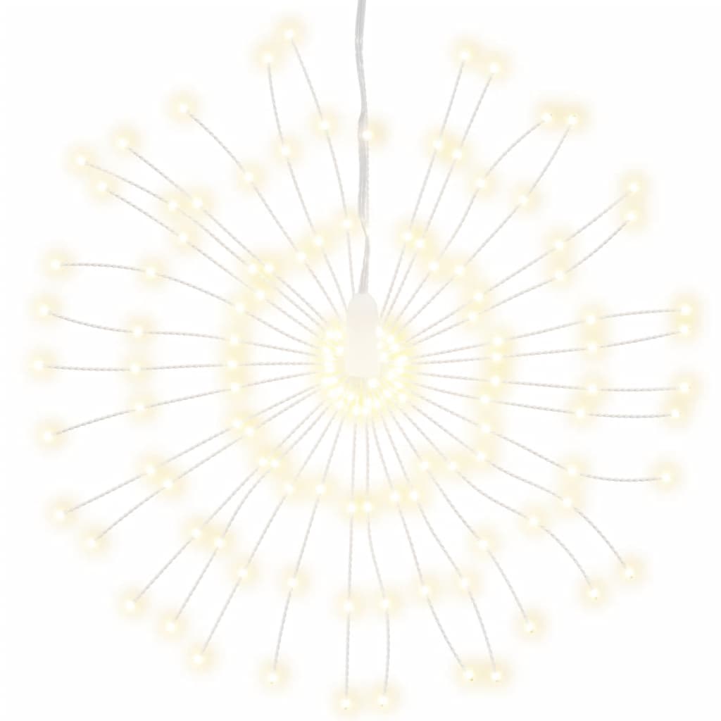 vidaXL Utendørs julelys kinaputt varmhvit 20 cm 140 lysdioder
