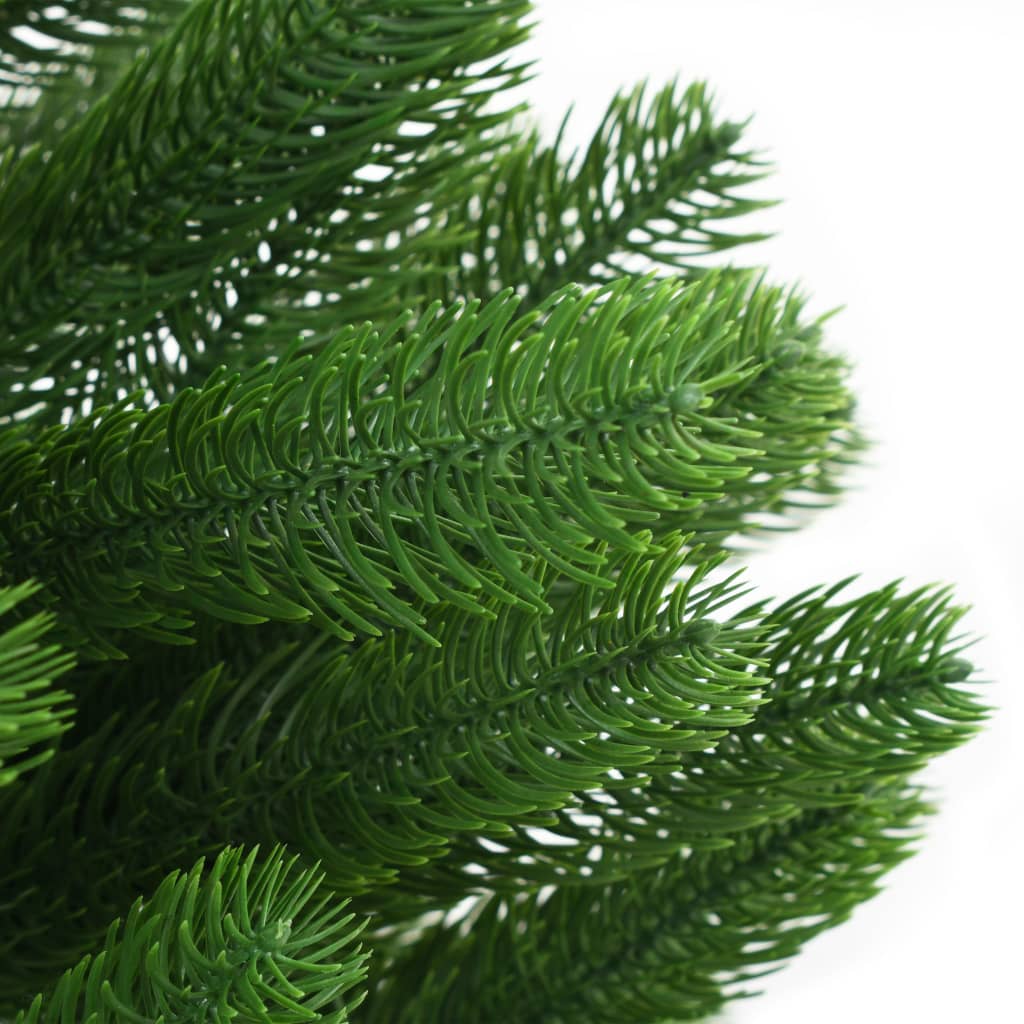 vidaXL Kunstig juletre livaktige nåler 210 cm grønn