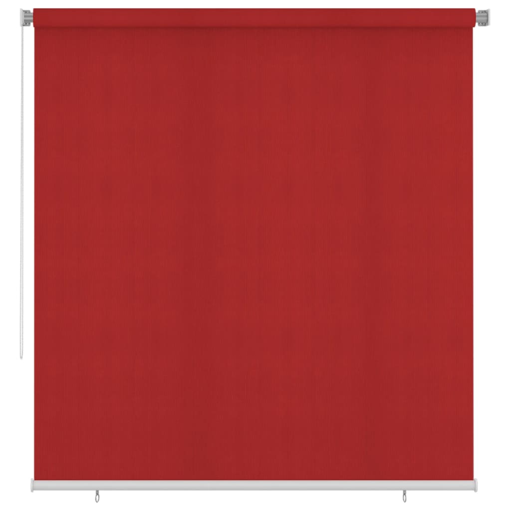 vidaXL Utendørs rullegardin 220x230 cm rød