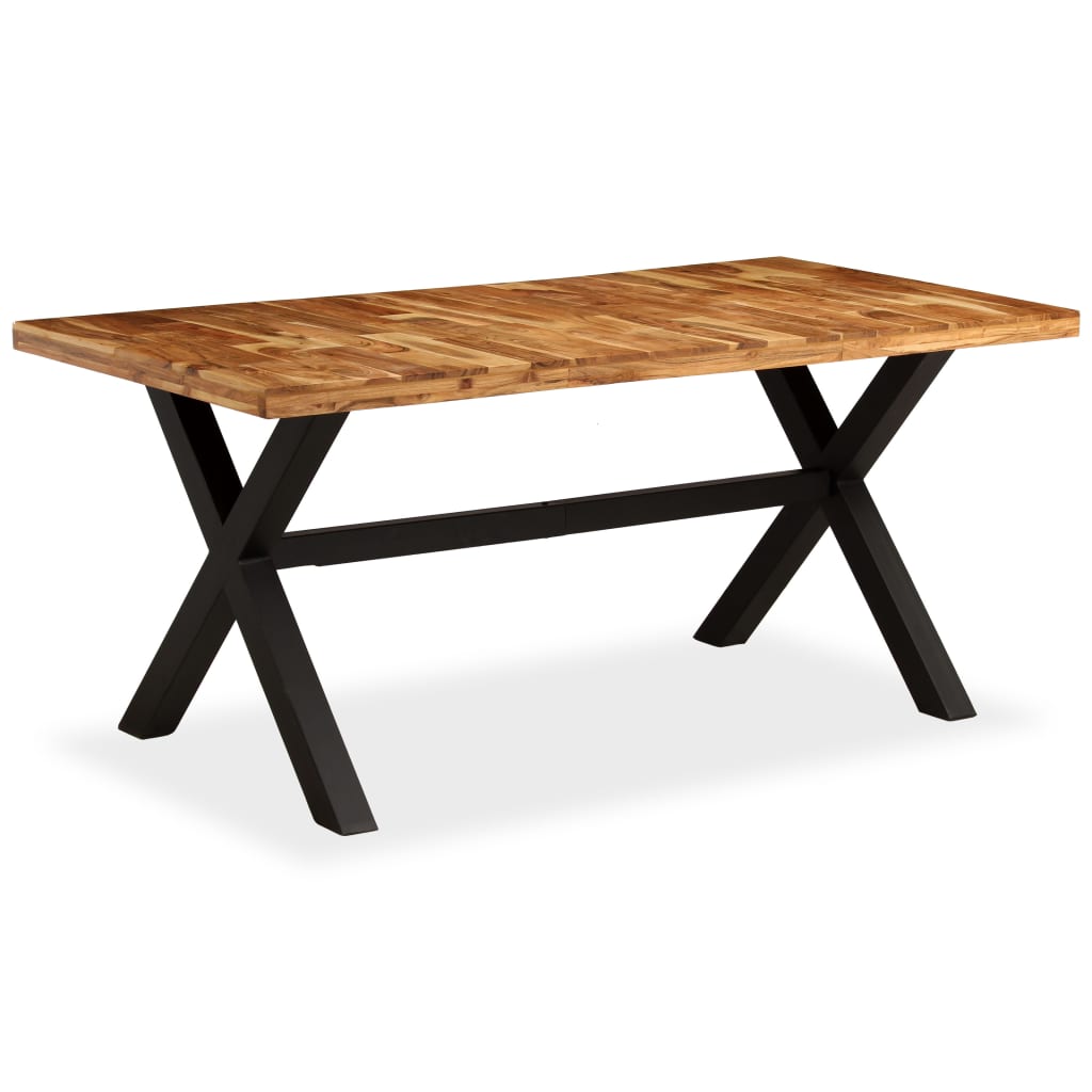 vidaXL Spisebord heltre akasie og mango 180x90x76 cm