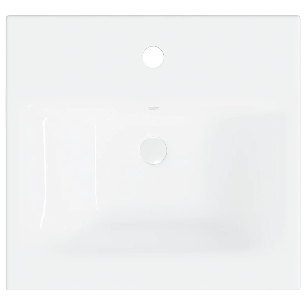 vidaXL Servantskap med innebygd vask grå sponplate
