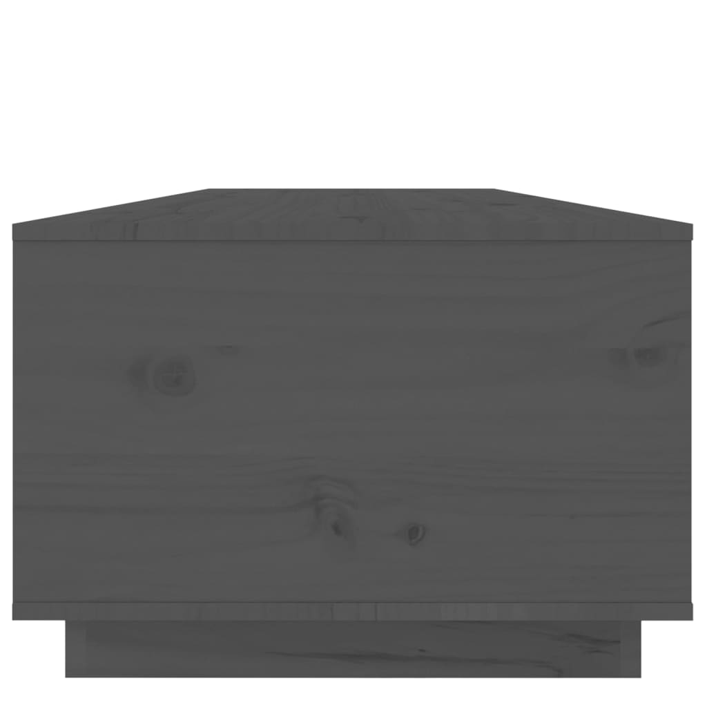vidaXL Salongbord grå 100x50x35 cm heltre furu