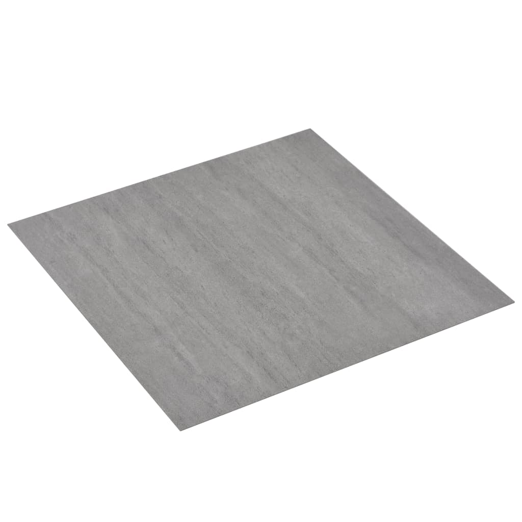 vidaXL Selvklebende PVC-gulvplanker 5,11 m² grå streker