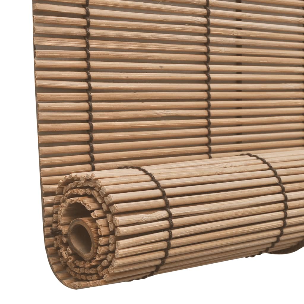 vidaXL Rullegardiner brun bambus 150 x 220 cm
