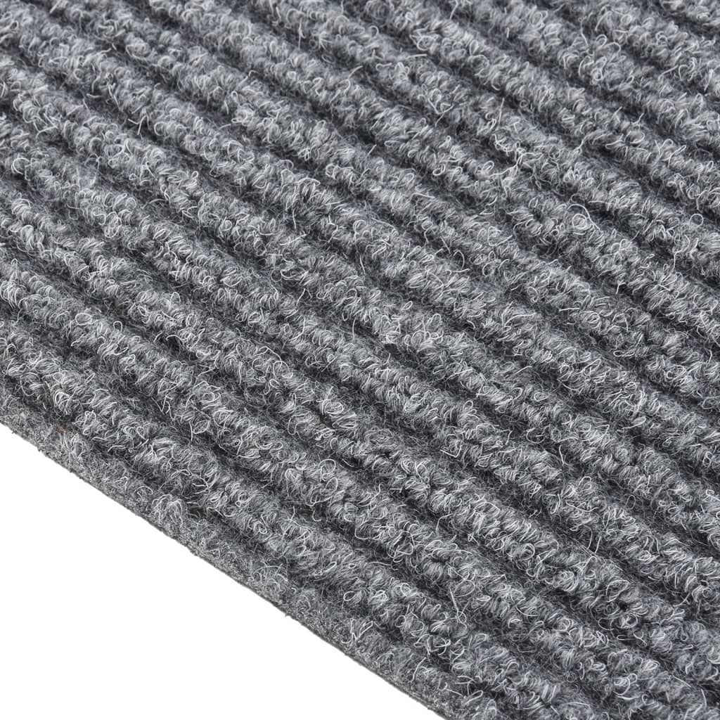 vidaXL Smussfangende teppeløper grå 100x200 cm