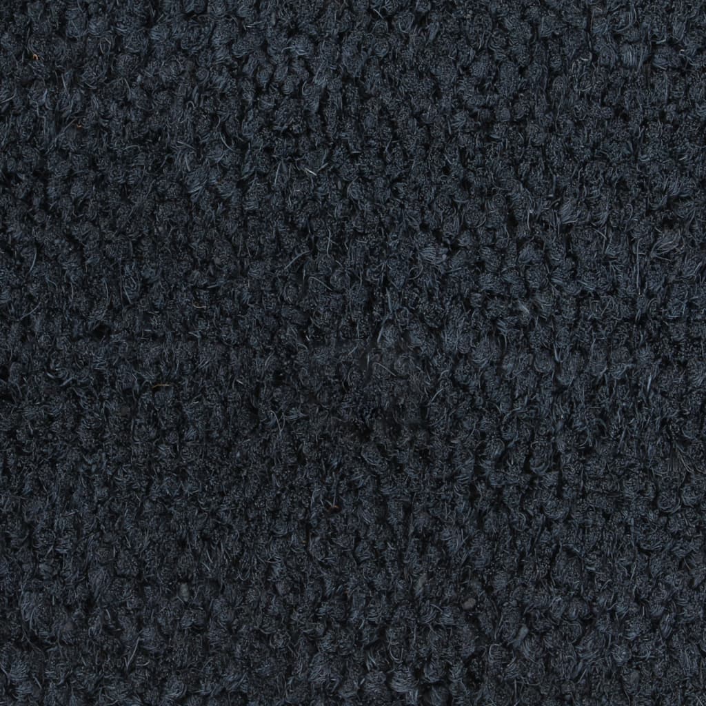 vidaXL Dørmatte mørkegrå 80x100 cm tuftet kokosfiber