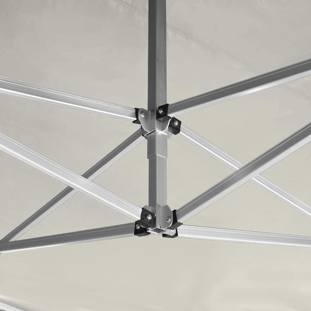 vidaXL Profesjonelt foldbart festtelt aluminium 4,5x3 m krem
