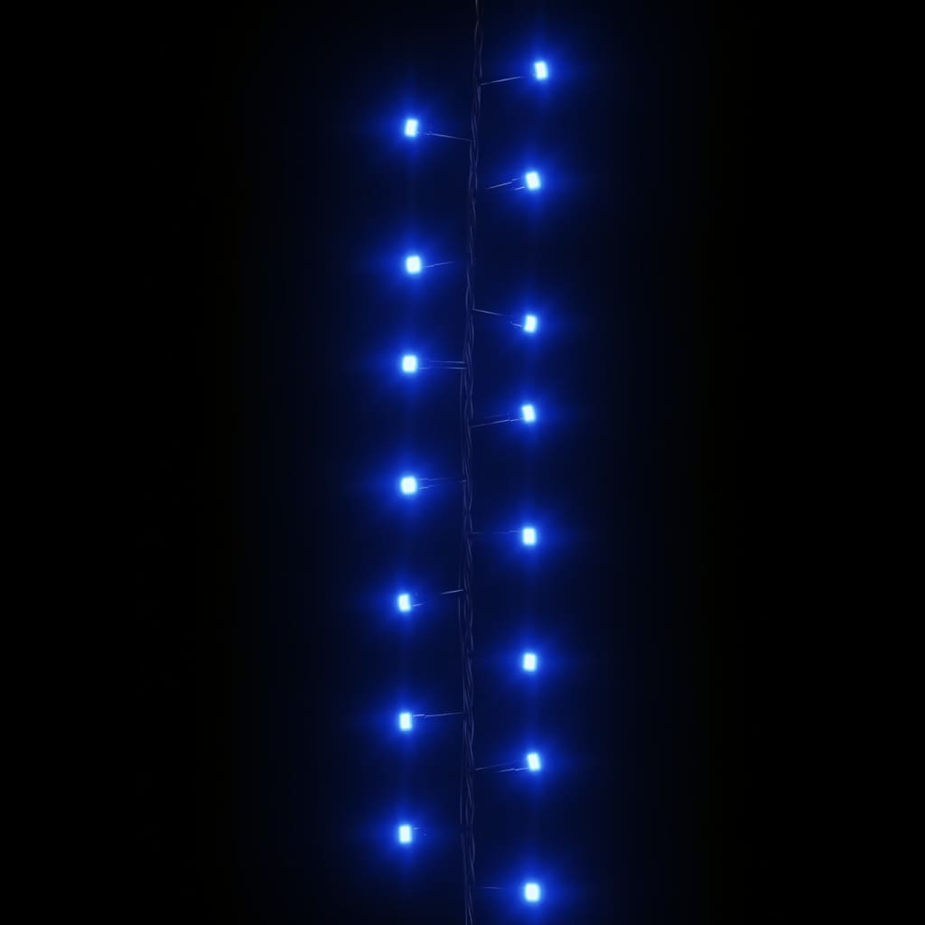 vidaXL LED-strenglys med 1000 lysdioder blå 25 m PVC