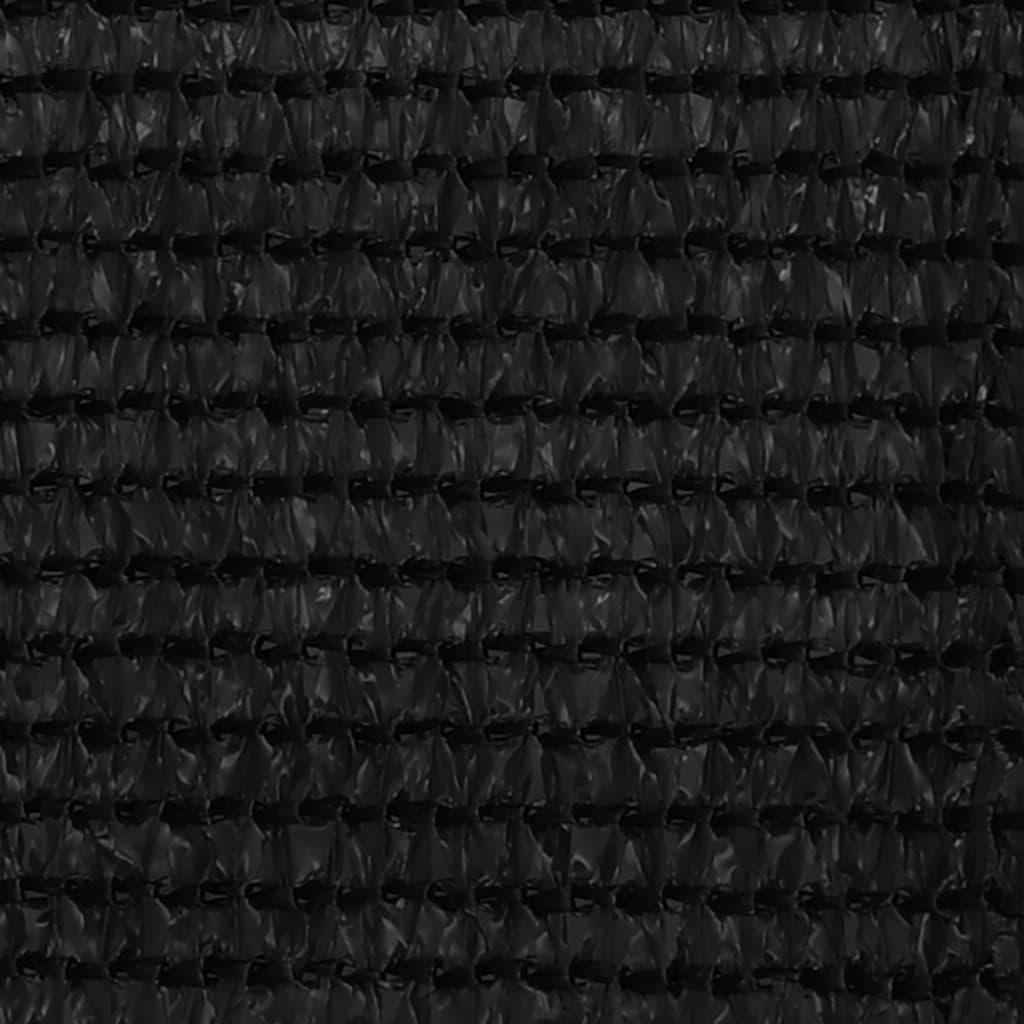 vidaXL Utendørs rullegardin 140x230 cm svart