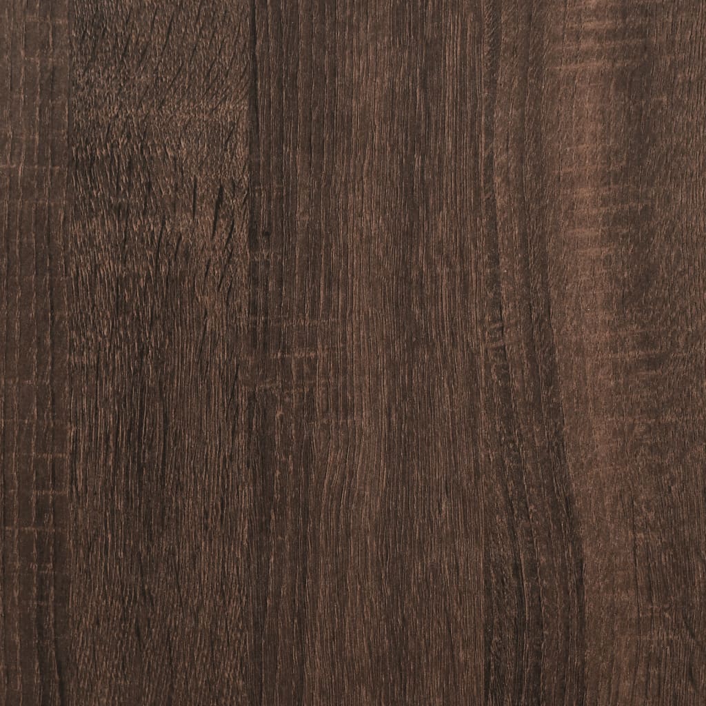 vidaXL Kjøkkentralle brun eik 65x40x86,5 cm konstruert tre
