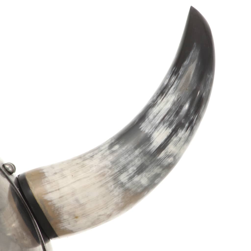 vidaXL Fantasi vikinghjelm LARP sølv stål