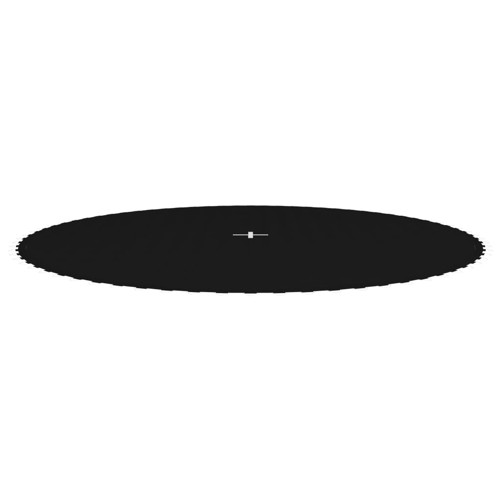 vidaXL Hoppematte stoff svart for 3,96 m rund trampoline