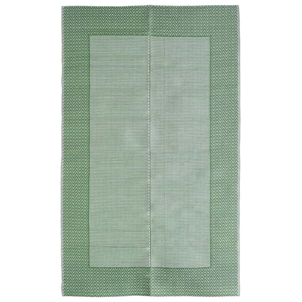 vidaXL Uteteppe grønn 120x180 cm PP