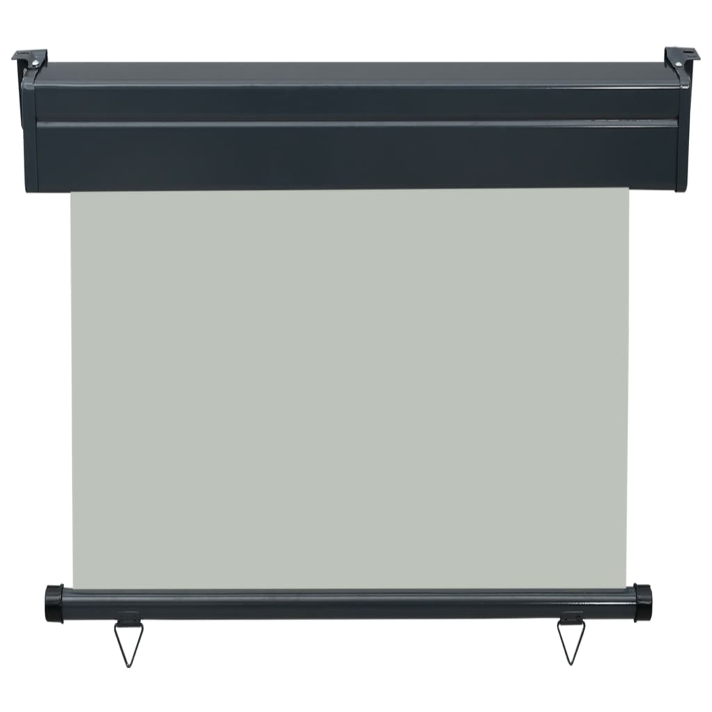vidaXL Sidemarkise for balkong 80x250 cm grå