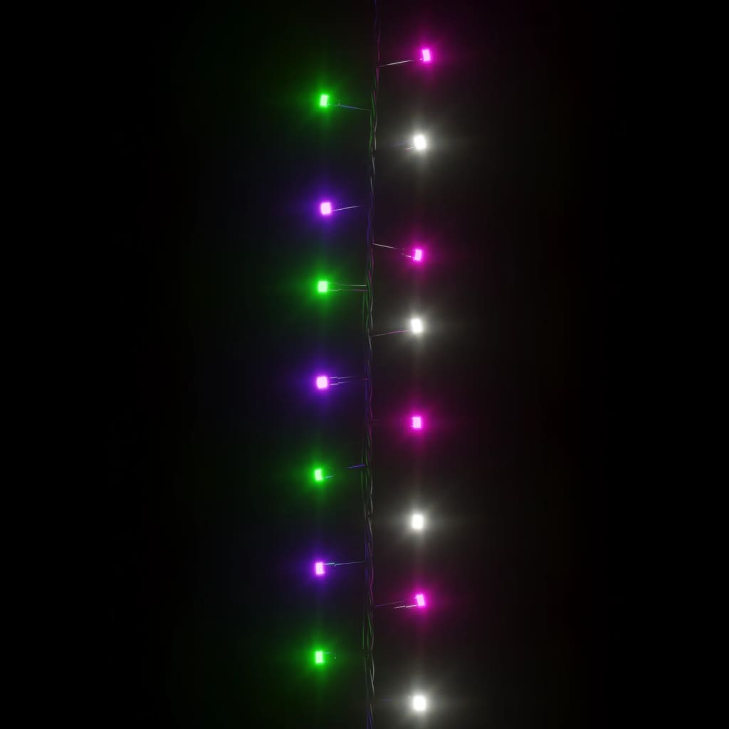 vidaXL LED-strenglys med 2000 lysdioder pastell flerfarget 45 m PVC
