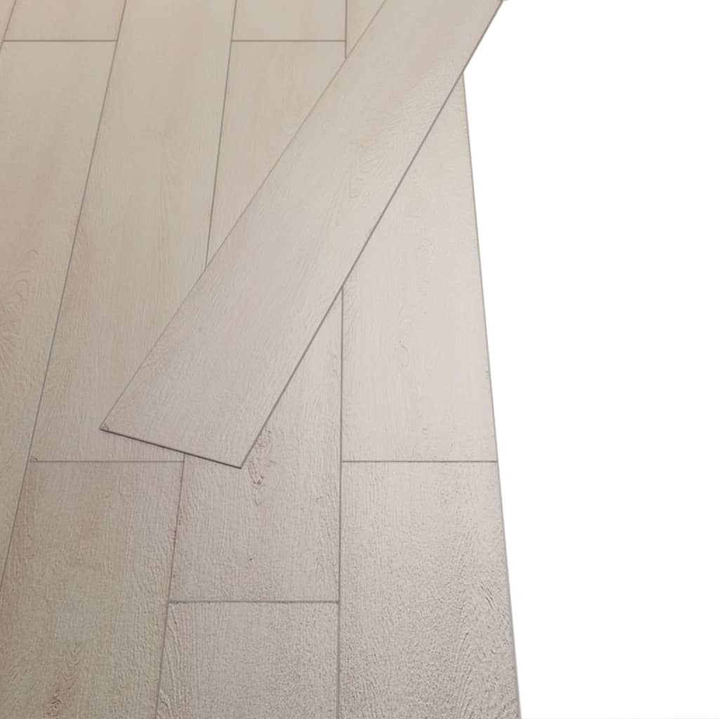 vidaXL Selvklebende PVC gulvplanker 5,21 m² 2 mm brun eik