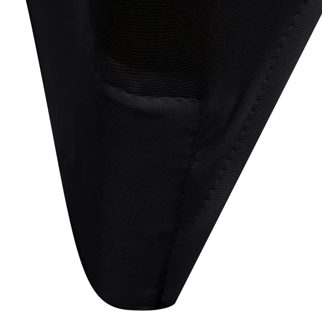 vidaXL Stoltrekk elastisk svart 24 stk