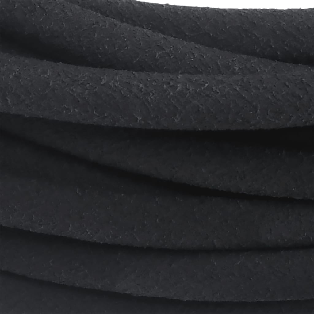 vidaXL Dryppslange svart 0,6" 25 m gummi