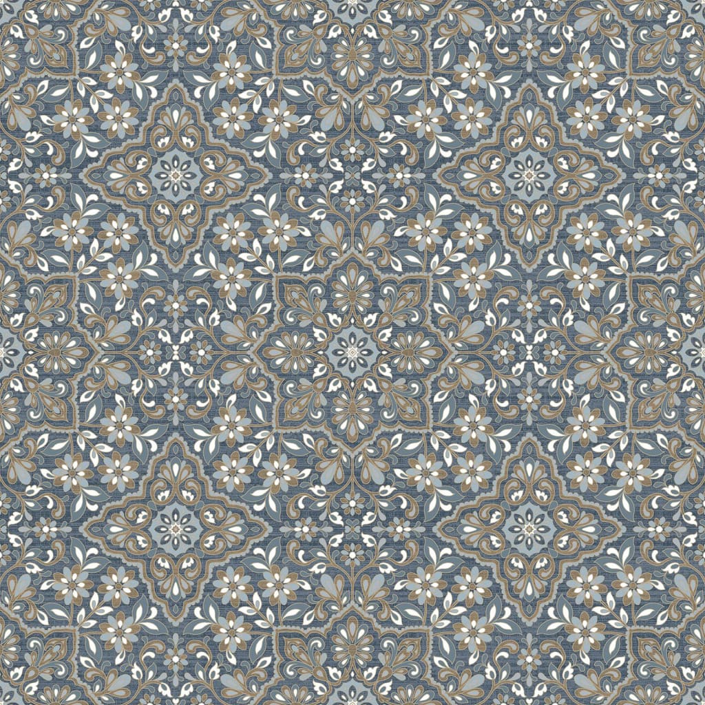 Noordwand Tapet Homestyle Portugese Tiles brun og blå