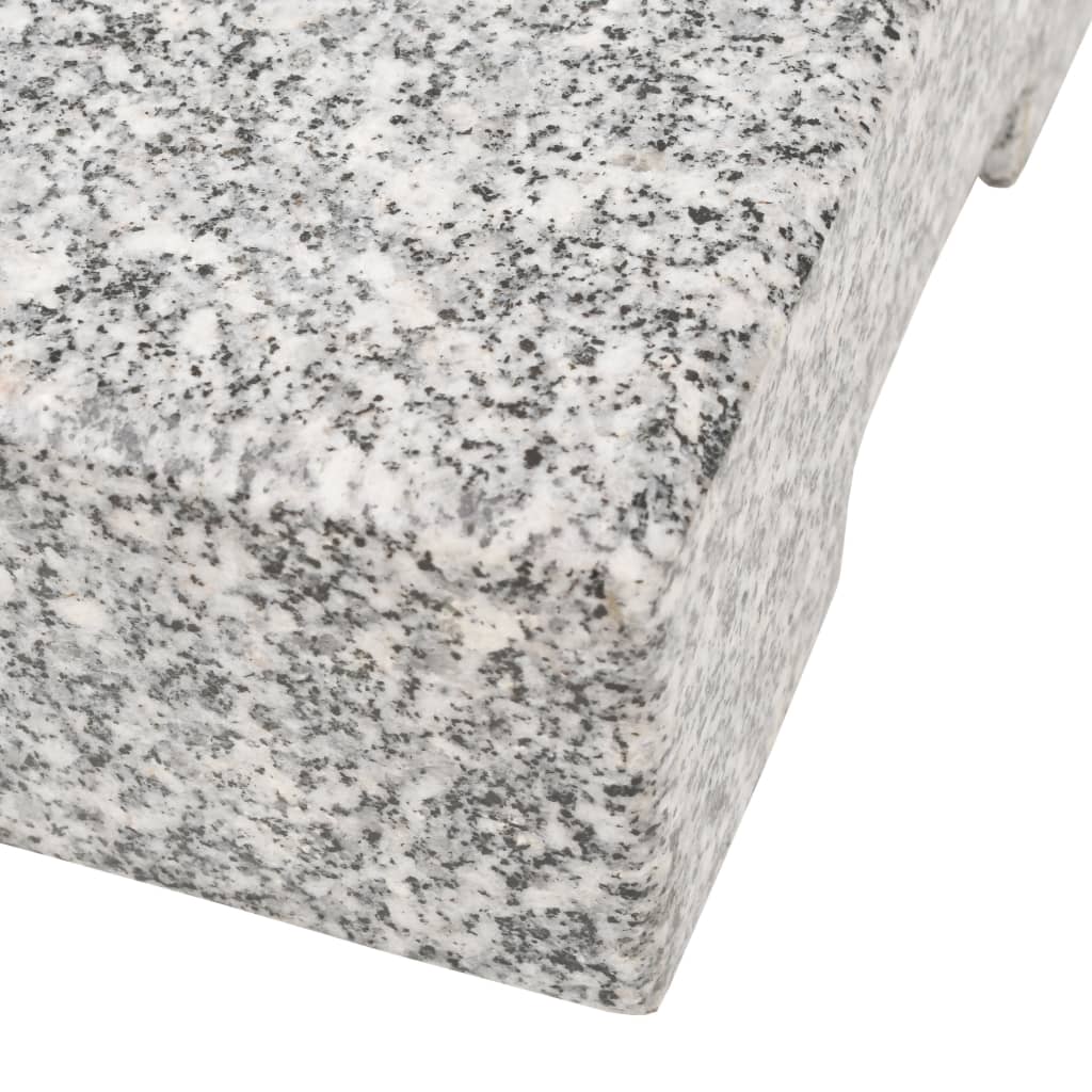 vidaXL Parasollfot granitt rektangulær 25 kg