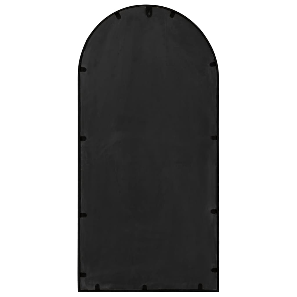 vidaXL Hagespeil svart 90x45 cm for utendørs bruk jern