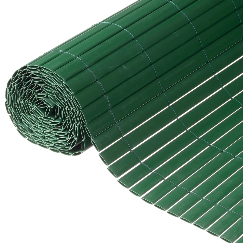 Nature Hageskjerm dobbeltsidig PVC 1,5x3m grønn