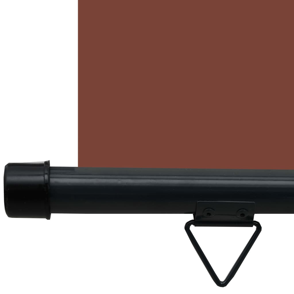 vidaXL Sidemarkise for balkong 170x250 cm brun