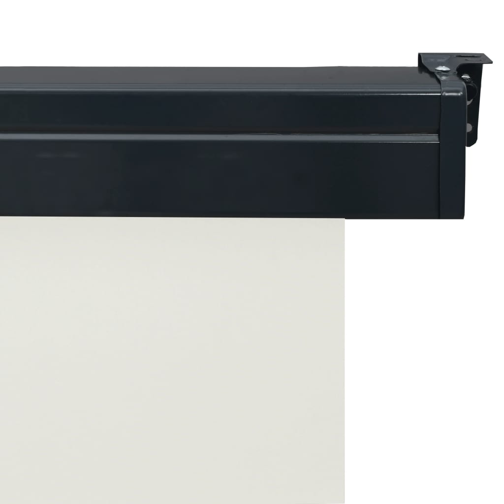 vidaXL Sidemarkise for balkong 140x250 cm kremhvit