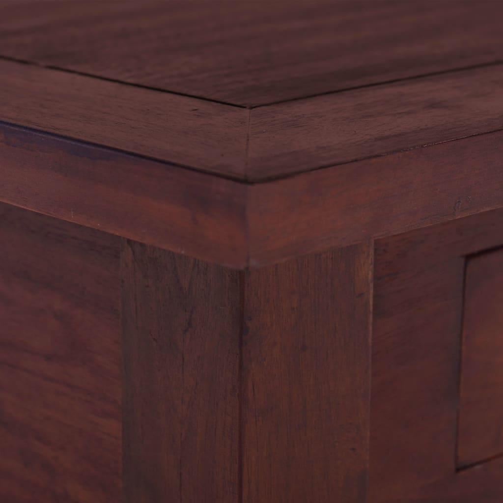 vidaXL Salongbord klassisk brun 68x68x30 cm heltre mahogni