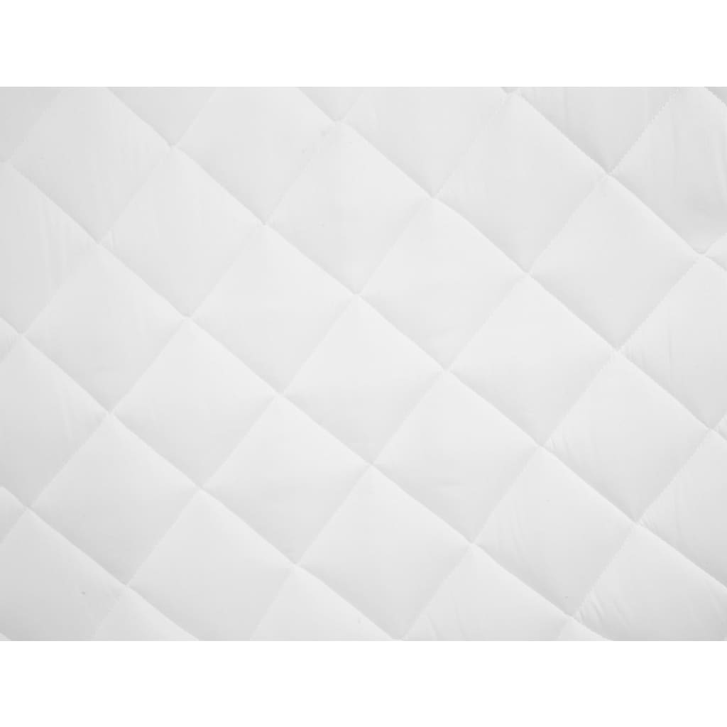vidaXL Vattert madrassbeskytter hvit 180x200 cm lett