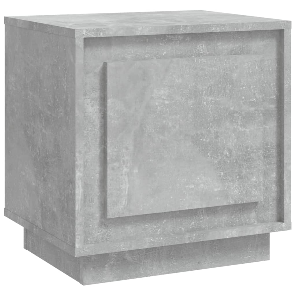 vidaXL Nattbord betonggrå 44x35x45 cm konstruert tre