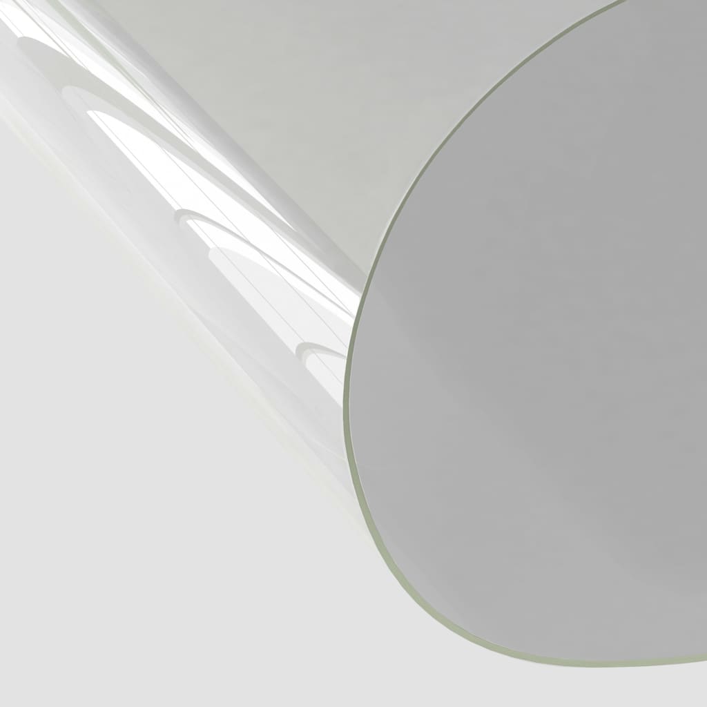 vidaXL Bordbeskytter gjennomsiktig 80x80 cm 2 mm PVC