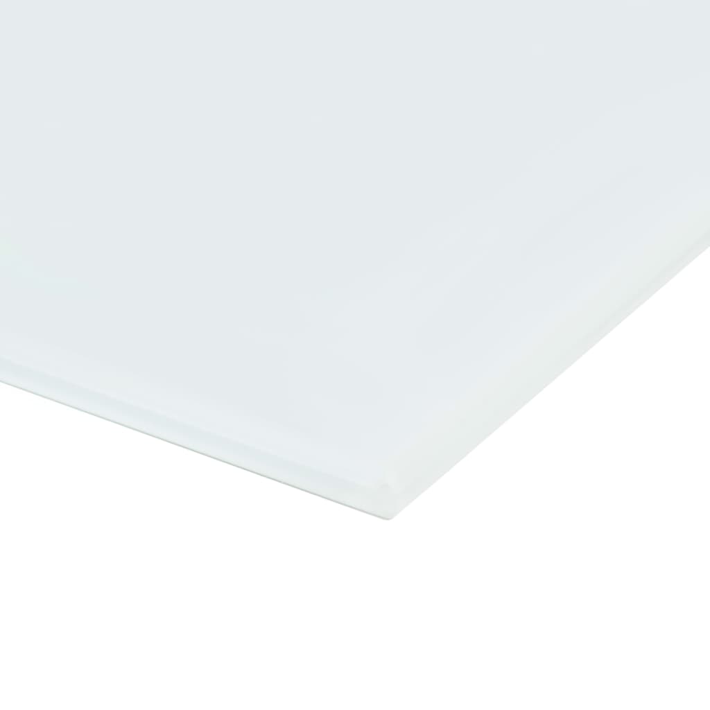 vidaXL Veggmontert magnetisk tavle glass hvit 60x40 cm