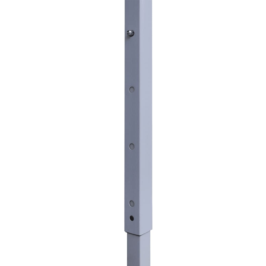 vidaXL Profesjonelt sammenleggbart festtelt 4 vegger 3x3m stål hvit
