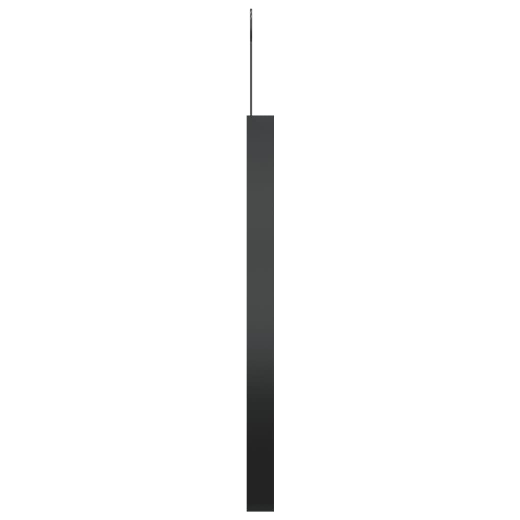 vidaXL Veggspeil med krok 40 cm svart
