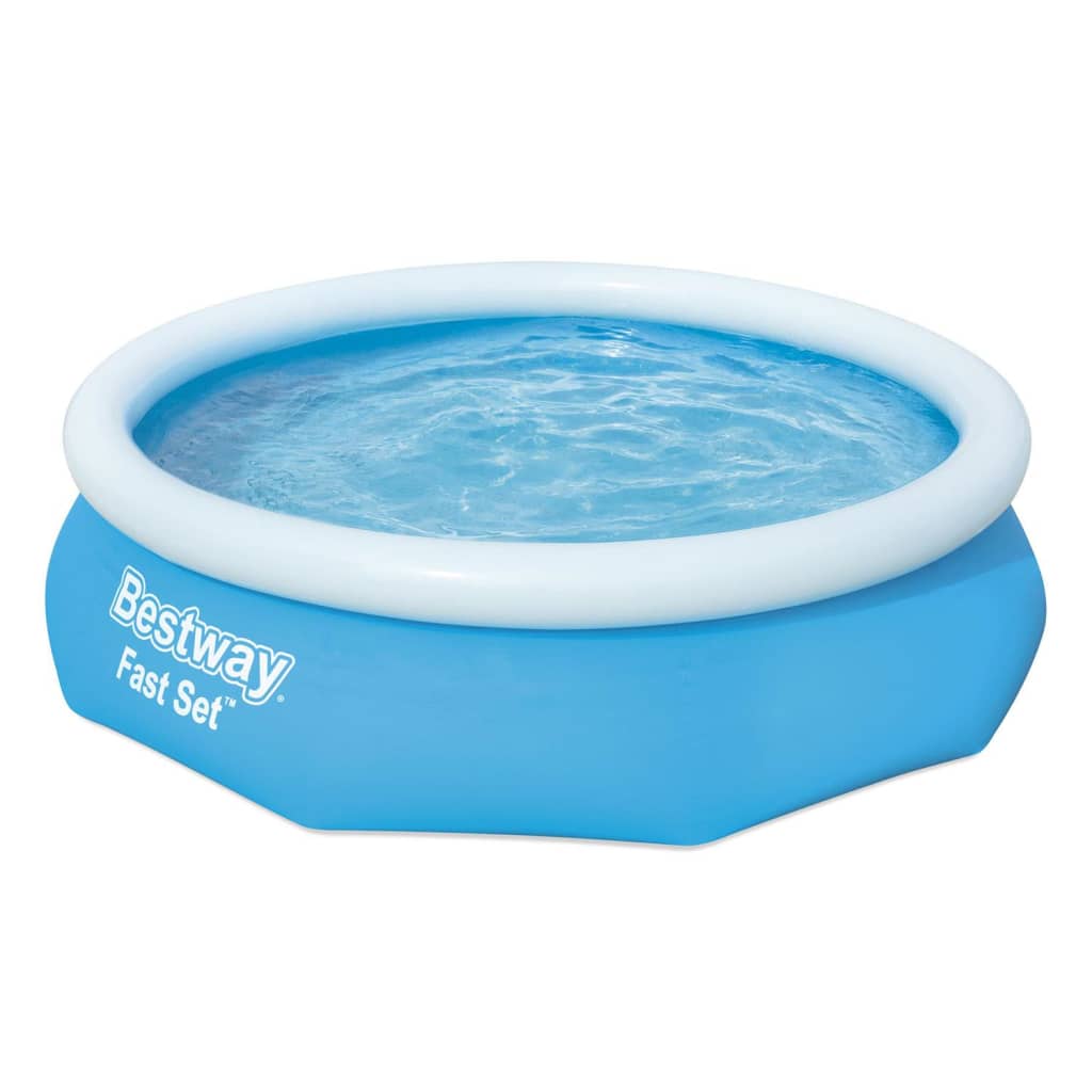 Bestway Oppblåsbart svømmebasseng Fast Set rundt 305x76 cm 57266
