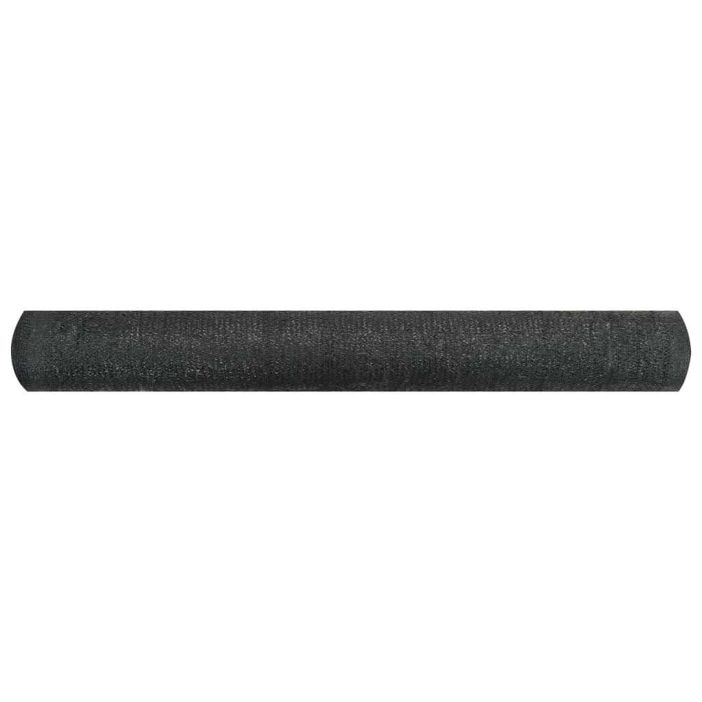 vidaXL Skjermnett svart 1,8x25 m HDPE 195 g/m²