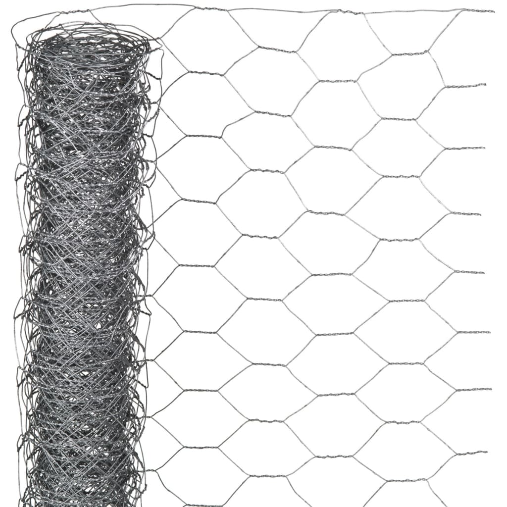 Nature Gjerdenetting sekskantet 0,5x10 m 25 mm galvanisert stål