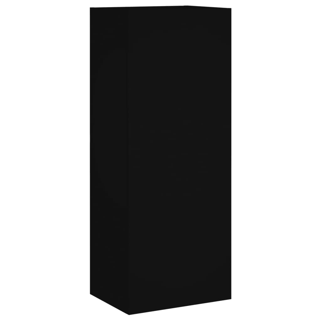 vidaXL Vegghengt TV-benk svart 40,5x30x90 cm konstruert tre