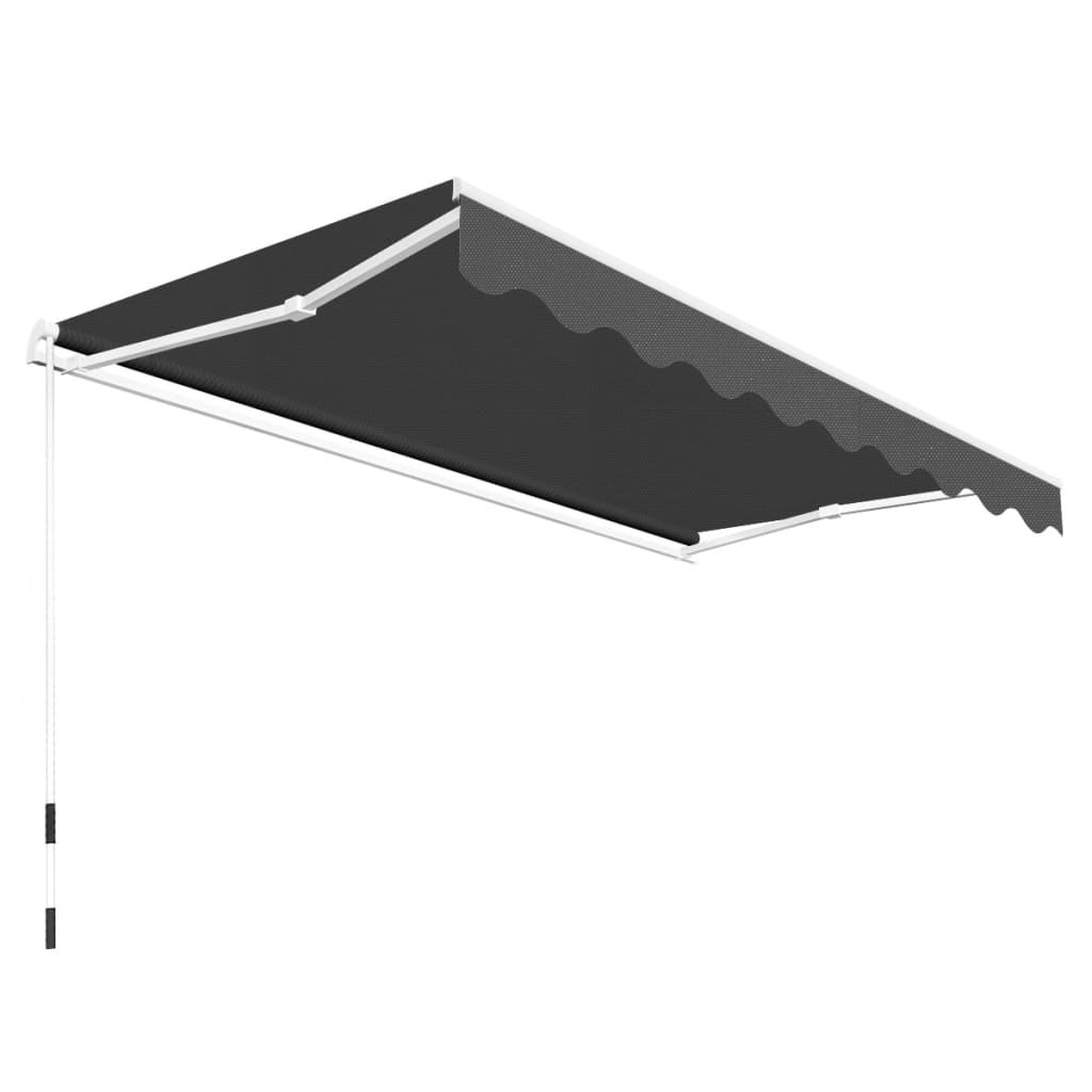 vidaXL Foldbar markise manuell 300 cm antrasitt