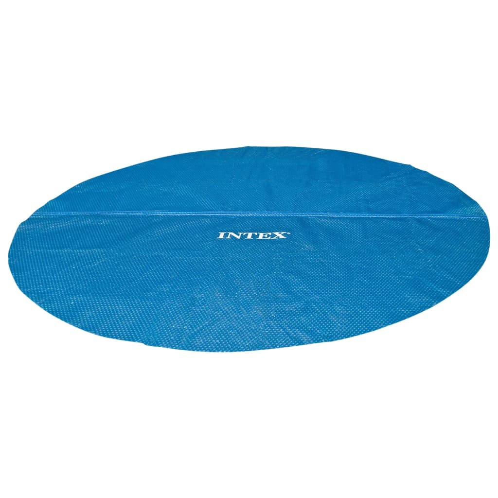 Intex Soldrevet bassengtrekk blå 348 cm polyetylen