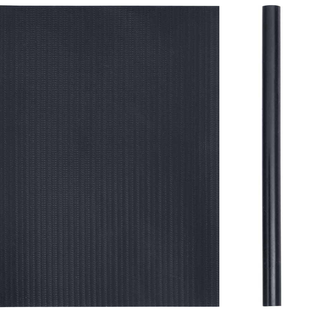 vidaXL Hageskjerm 4 stk PVC 35x0,19 m matt mørkegrå