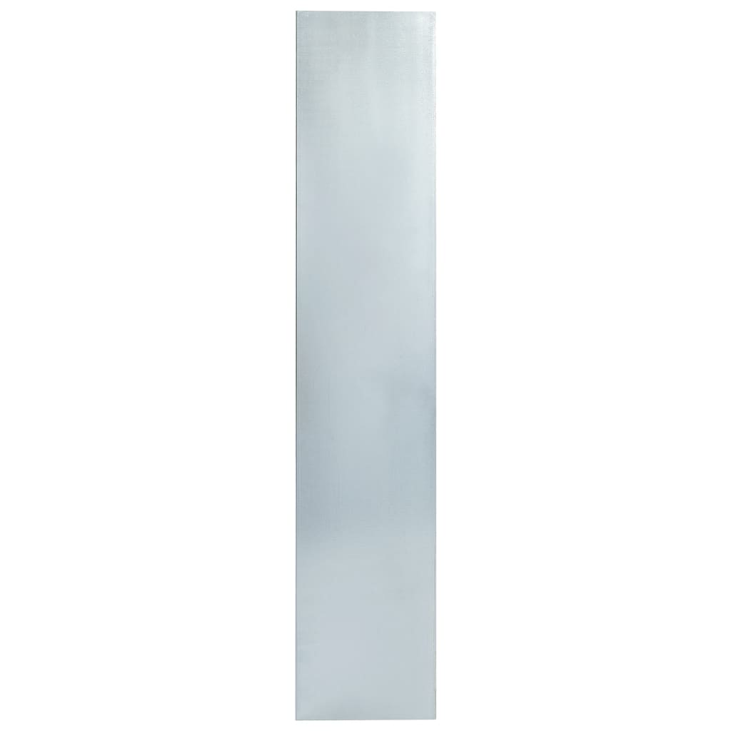 vidaXL Sneglegjerde galvanisert stål 170x170x25 cm