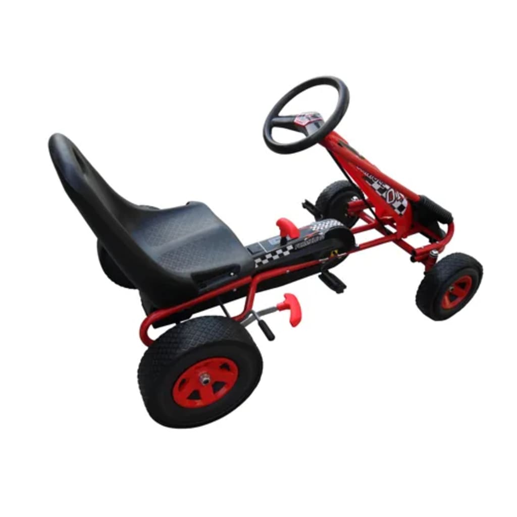 vidaXL Pedal-go-kart for barn rød