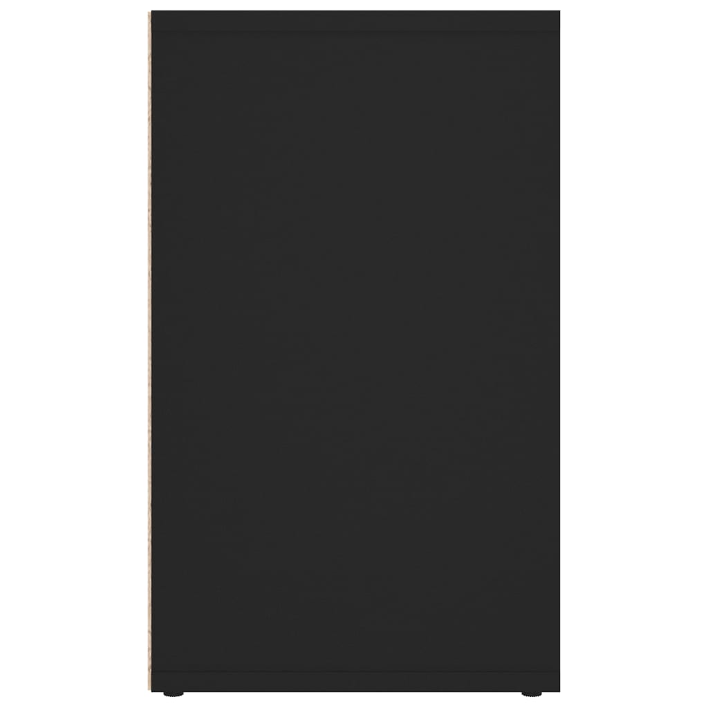 vidaXL Skoskap 2 stk svart 52,5x30x50 cm