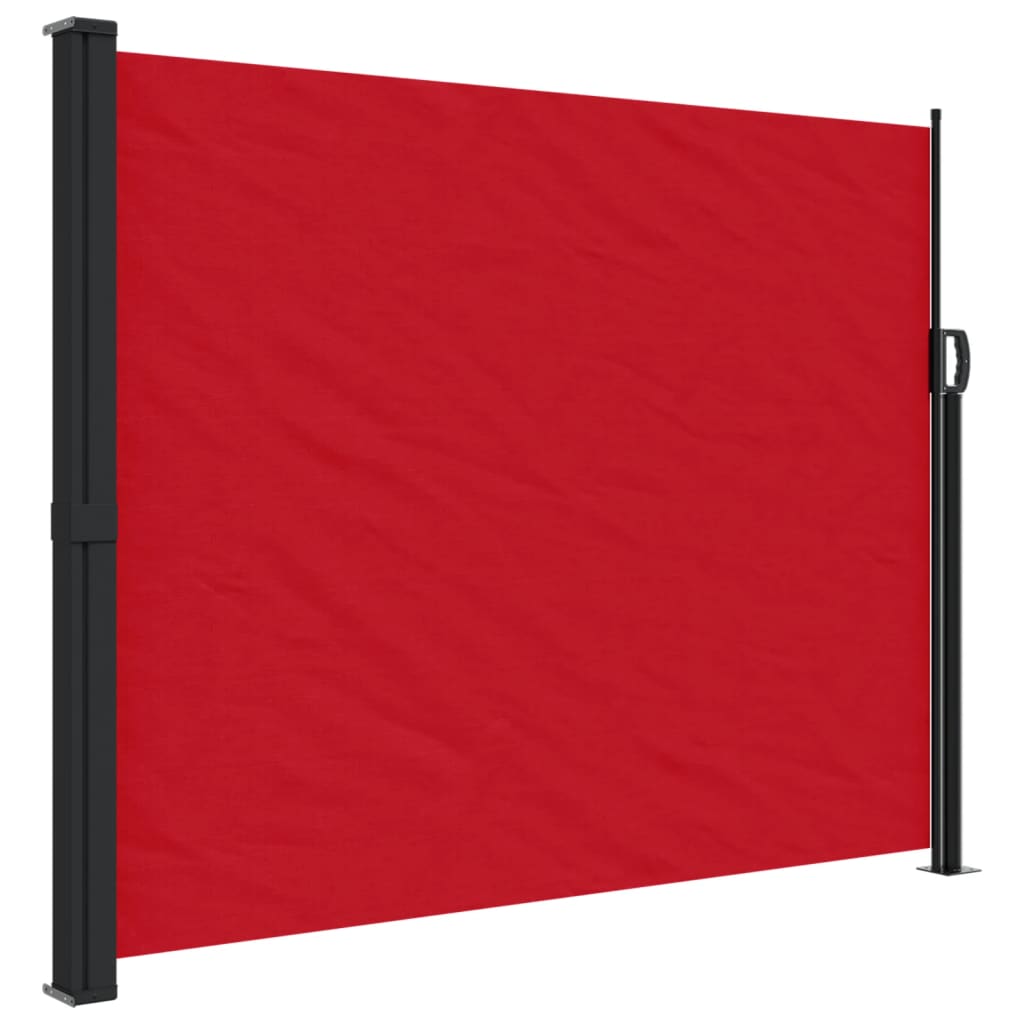 vidaXL Uttrekkbar sidemarkise rød 160x300 cm