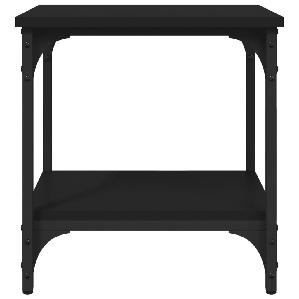 vidaXL Sidebord svart 40x30x42 cm konstruert tre