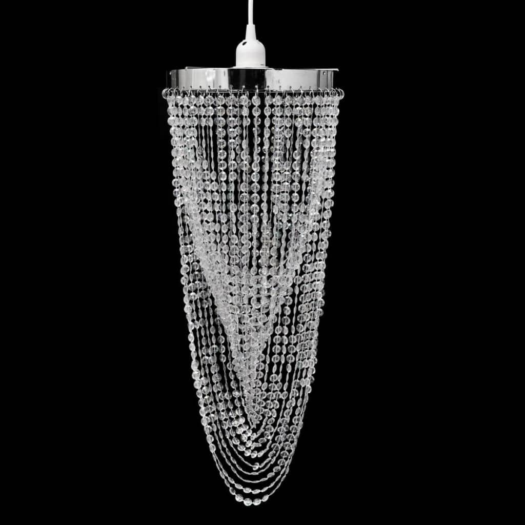 Taklampe/lysekrone crystal 22 x 58 cm