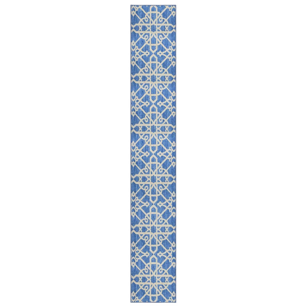 vidaXL Teppeløper blå 80x600 cm