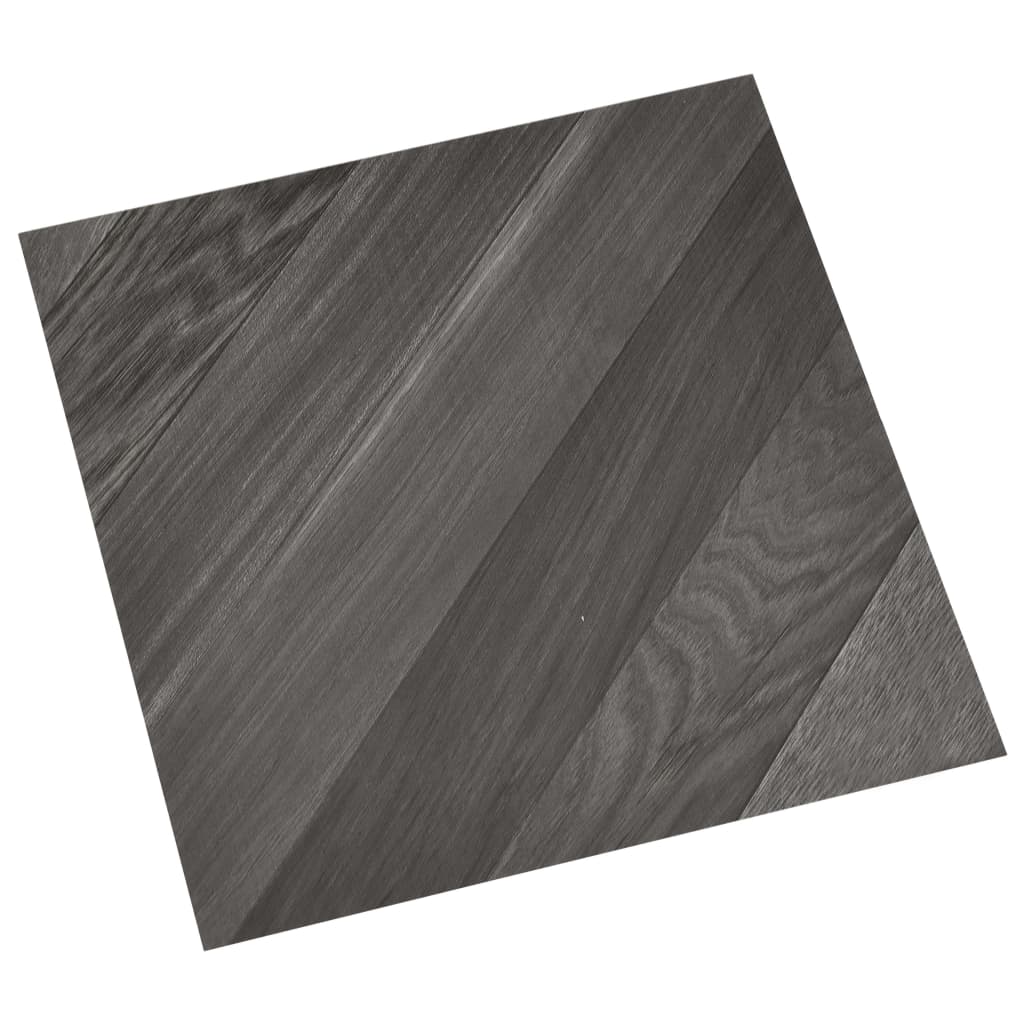 vidaXL Selvklebende gulvplanker 20 stk PVC 1,86 m² grå stripet